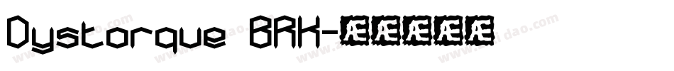 Dystorque BRK字体转换
